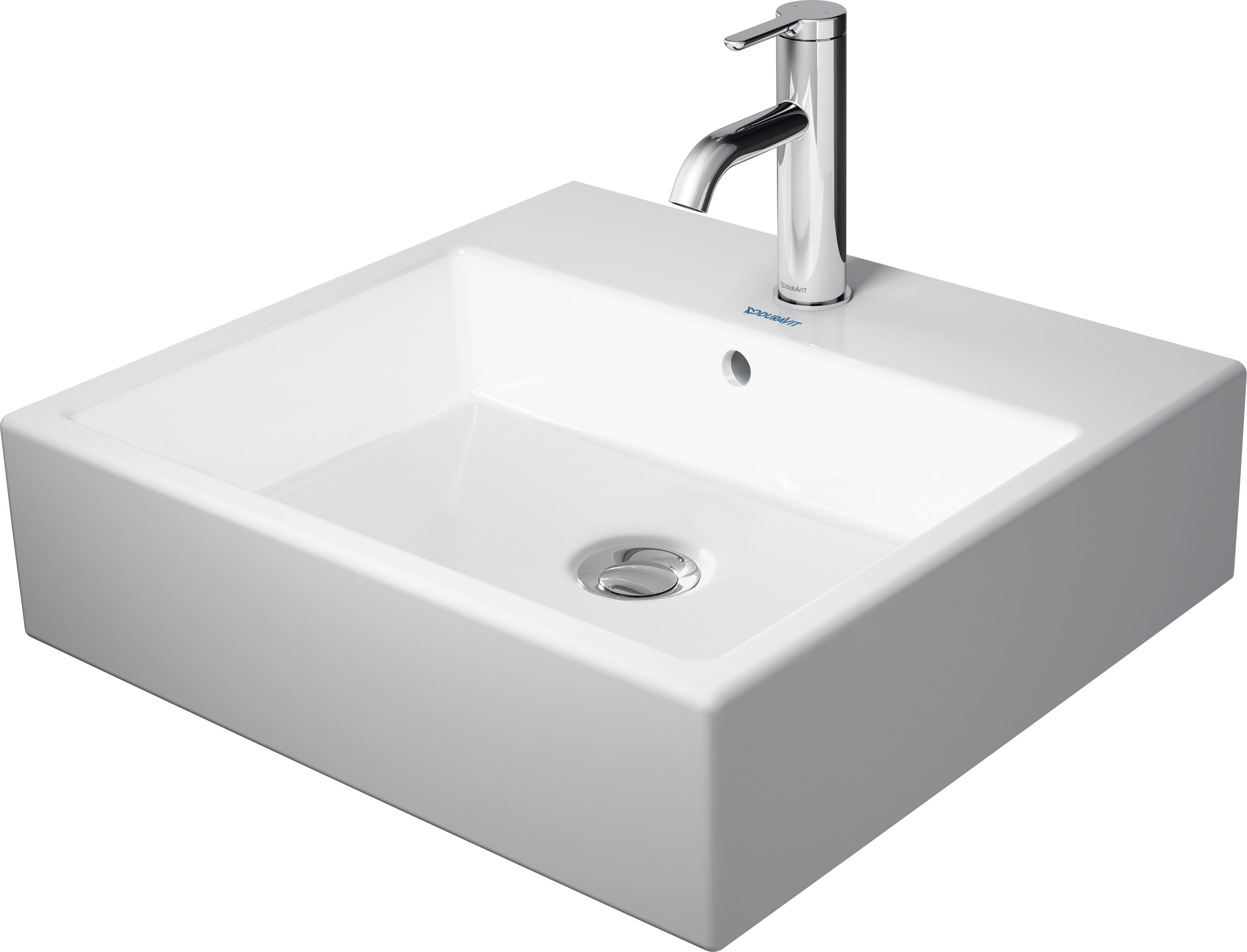 Duravit Vero Air umývadlo 50x47 cm obdĺžnik klasické umývadlo-umývadlo na nábytok biela 2350500028