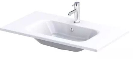 Oristo Are umývadlo 81x46 cm obdĺžnik umývadlo na nábytok biela UME-AR-80-92