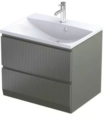 Oristo Brylant skrinka 59.6x45.5x50 cm závesná kúpeľňová skrinka pod umývadlo OR36-SD2S-60-17R