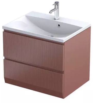 Oristo Brylant skrinka 59.6x45.5x50 cm závesná kúpeľňová skrinka pod umývadlo OR36-SD2S-60-19R