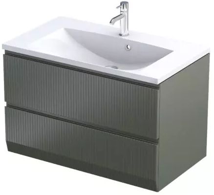 Oristo Brylant skrinka 79.6x45.5x50 cm závesná kúpeľňová skrinka pod umývadlo OR36-SD2S-80-17R