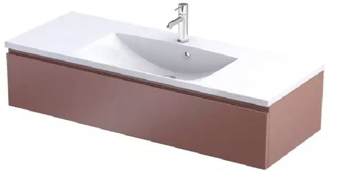 Oristo Brylant skrinka 119.6x45.5x25 cm závesná kúpeľňová skrinka pod umývadlo OR36-SD1S-120-19