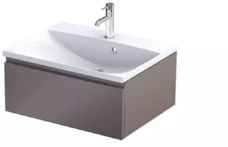 Oristo Brylant skrinka 59.6x45.5x25 cm závesná kúpeľňová skrinka pod umývadlo béžová OR36-SD1S-60-21