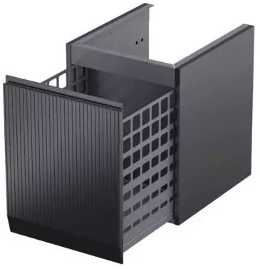 Oristo Brylant skrinka 40x45.5x50 cm bočné závesné čierna OR36-SN1S-40-8R