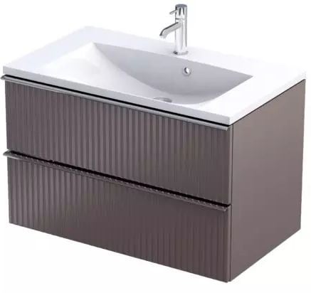 Oristo Etna skrinka 79.6x45.5x50 cm závesná kúpeľňová skrinka pod umývadlo OR52-SD2S-80-21R