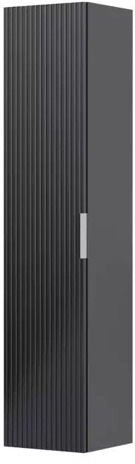 Oristo Etna skrinka 35x32x160 cm bočné závesné čierna OR52-SB1D-35-8R