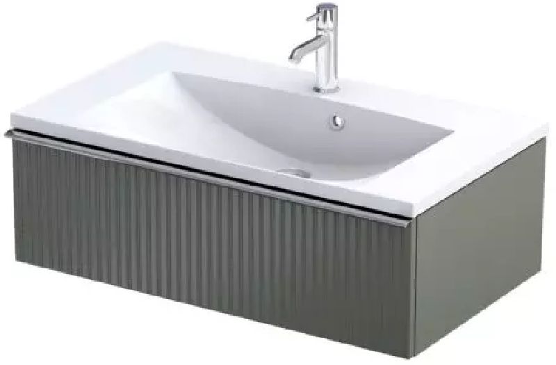 Oristo Etna skrinka 79.6x45.5x25 cm závesná kúpeľňová skrinka pod umývadlo zelená OR52-SD1S-80-17R