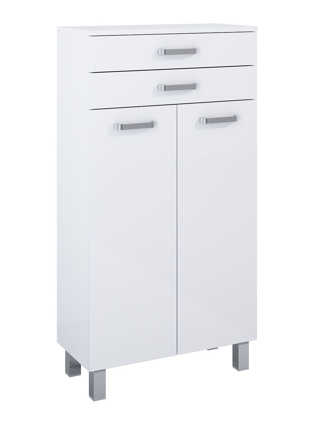 Elita Sunn skrinka 58.6x29.6x114.6 cm bočné stojace biela RE169204008060