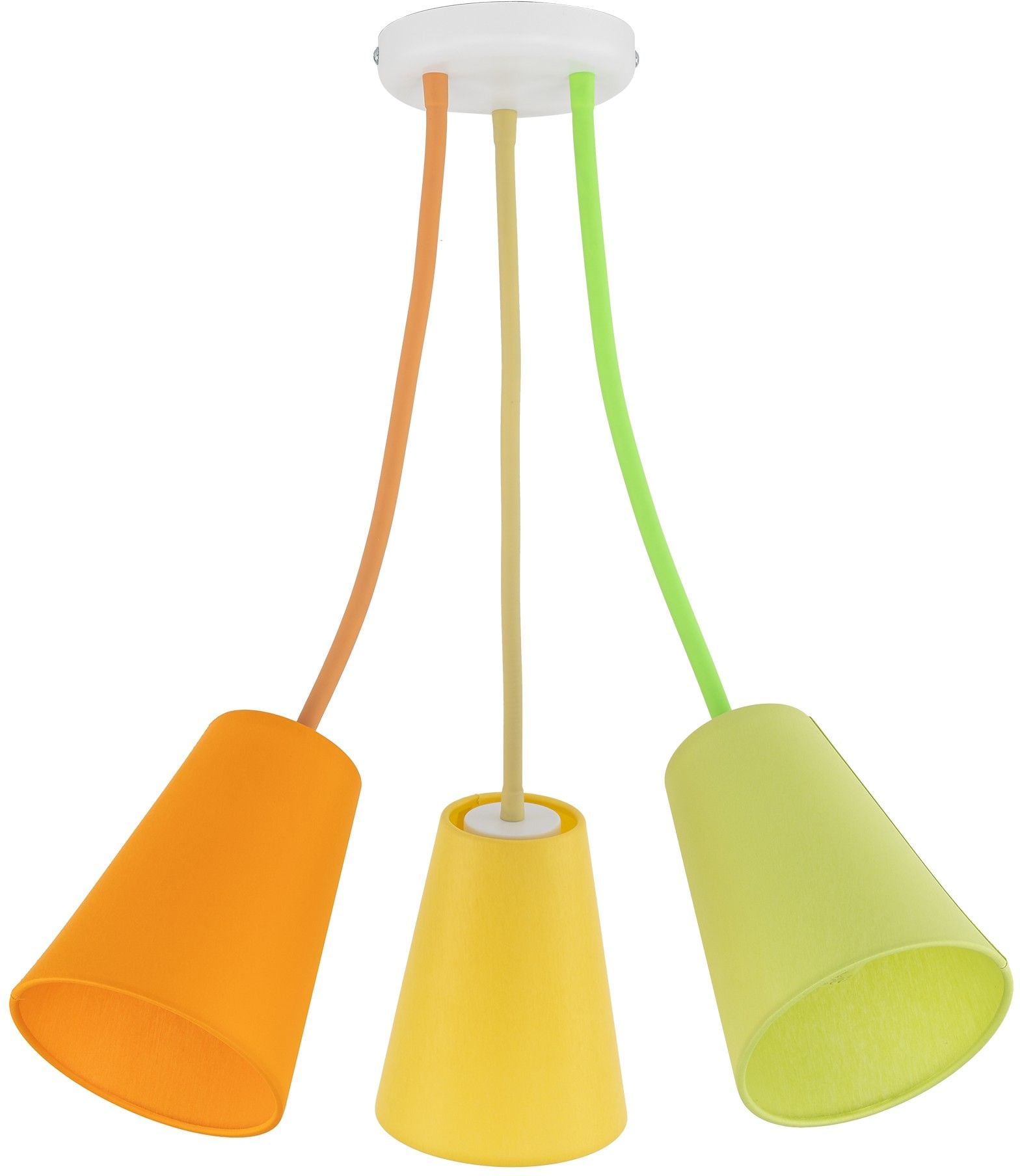 TK Lighting Wire Colour závesné svietidlo 3x15 W viacfarebná 2106