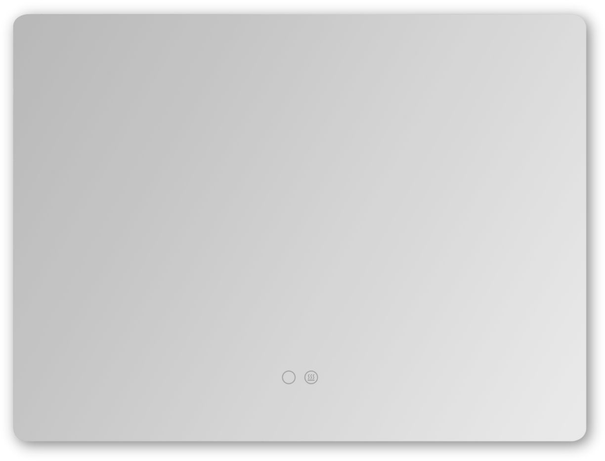 Zuma Line zrkadlo 70x50 cm odĺžnikový s osvetlením s vyhrievacou podložkou 003064-030820