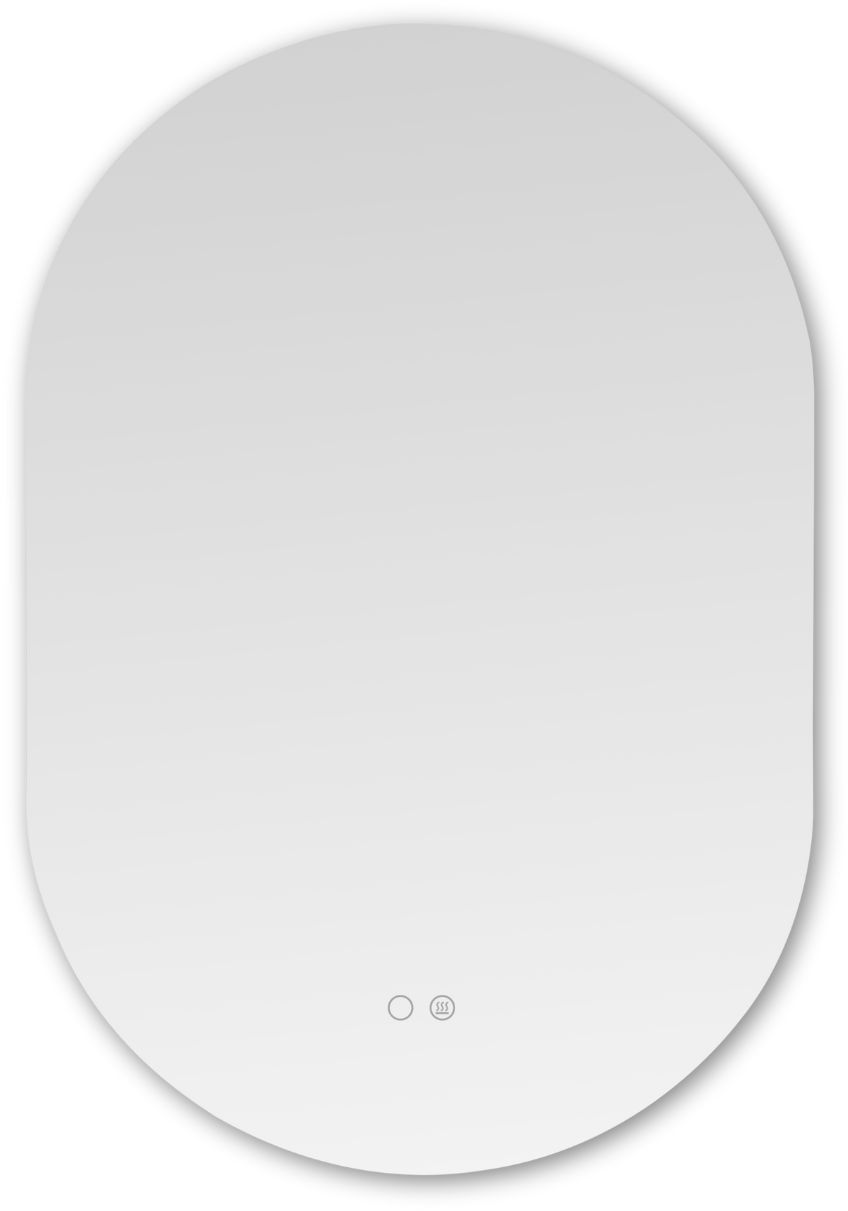 Zuma Line zrkadlo 50x70 cm oválne s osvetlením 003064-030823