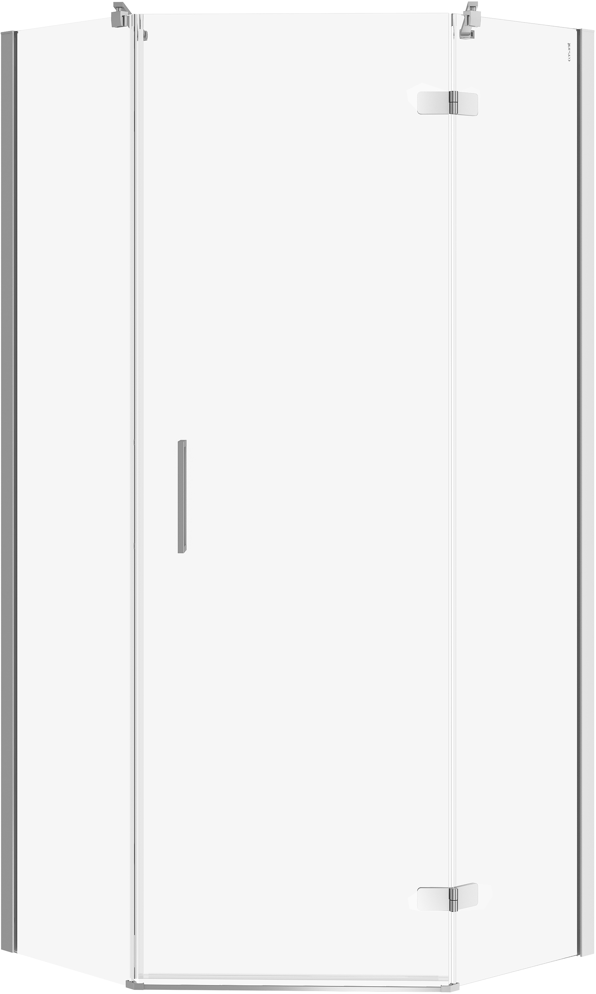 Cersanit City sprchovací kút 90x90 cm chromová lesklé/priehľadné sklo S584-080