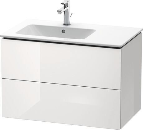 Duravit L-Cube skrinka 82x48.1x55 cm závesná kúpeľňová skrinka pod umývadlo biela LC629102222