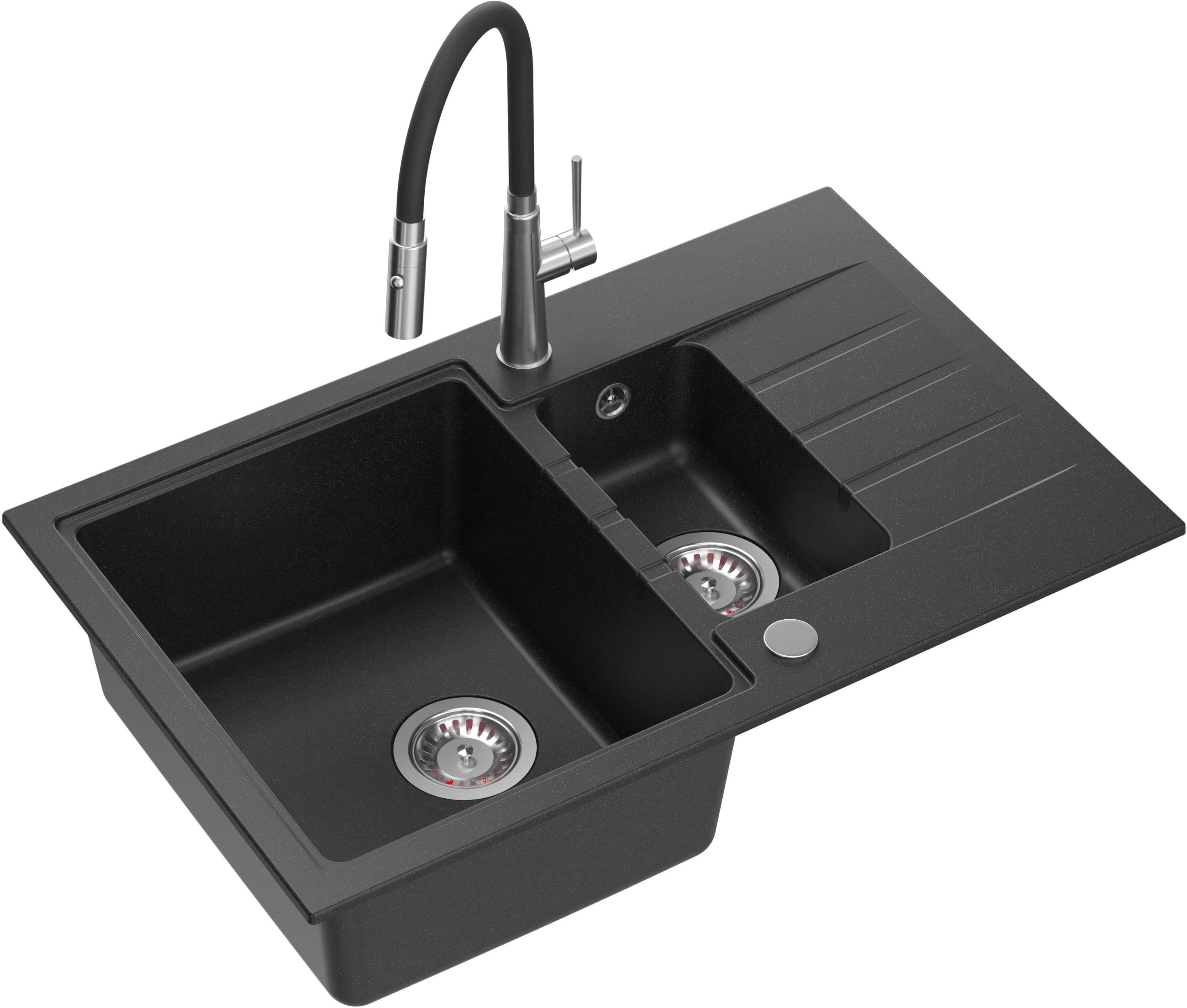 Quadron Peter drez s batériou čierna/oceľová HCQP57850CZK_3922505BSBL