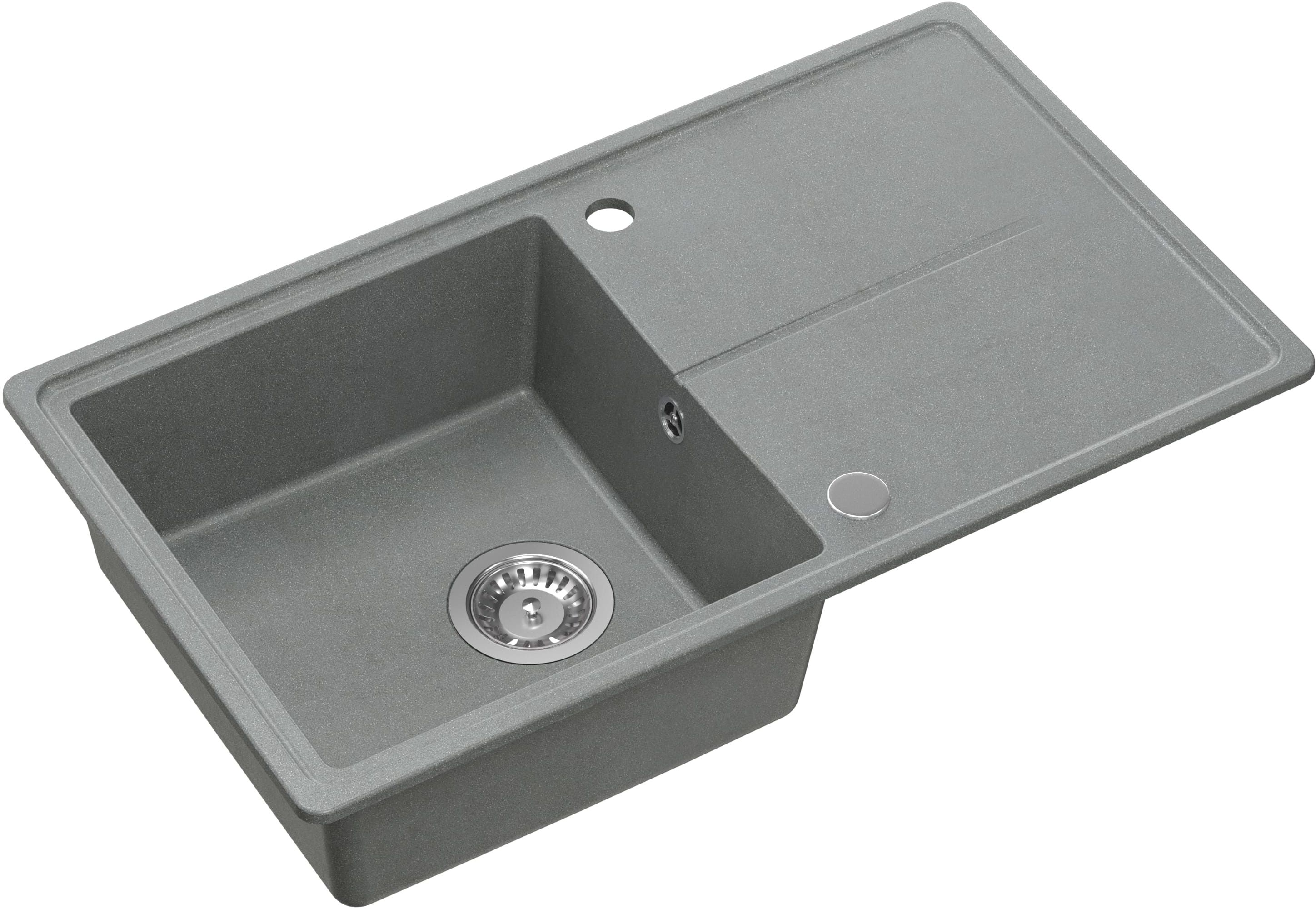 Quadron Tony drez graniteq 78x45 cm sivá/grafitová/ónyxová HTO7845SZK