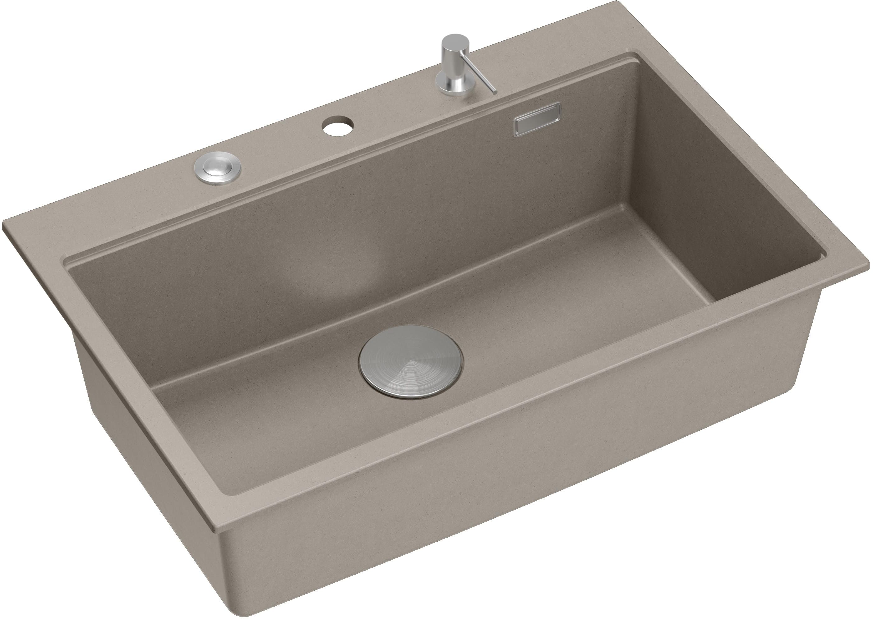 Quadron Marc drez graniteq 76x50 cm sivá/grafitová/ónyxová-béžová HQM7650U4_BS