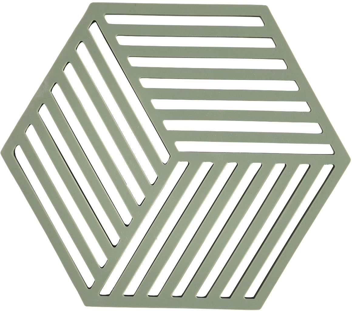 Zone Denmark Hexagon kuchynské podložky 16x14x cm zelená 31599