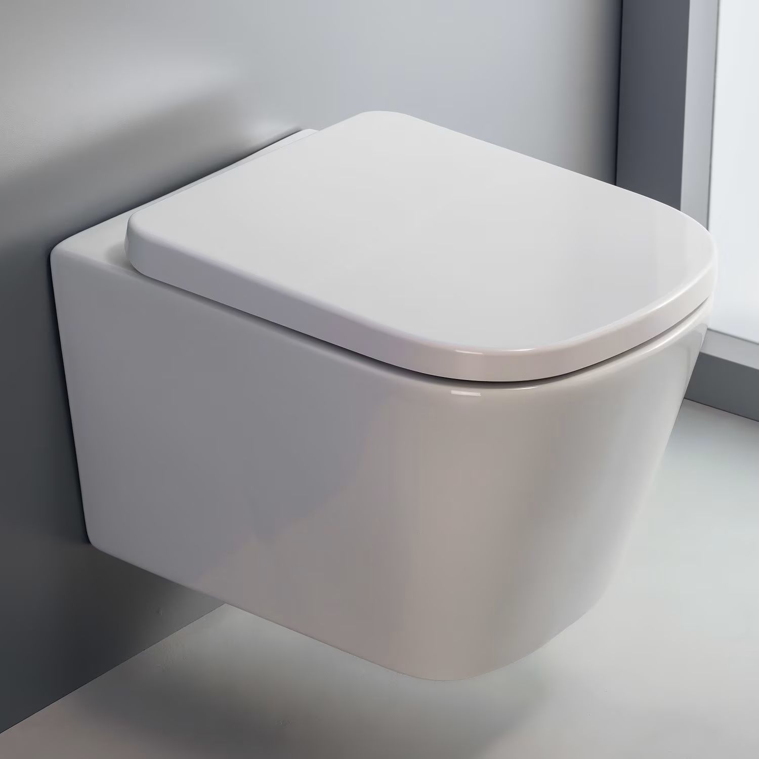 Kronenbach Cube wc misa závesné bez oplachovacieho kruhu biela KB15500CU