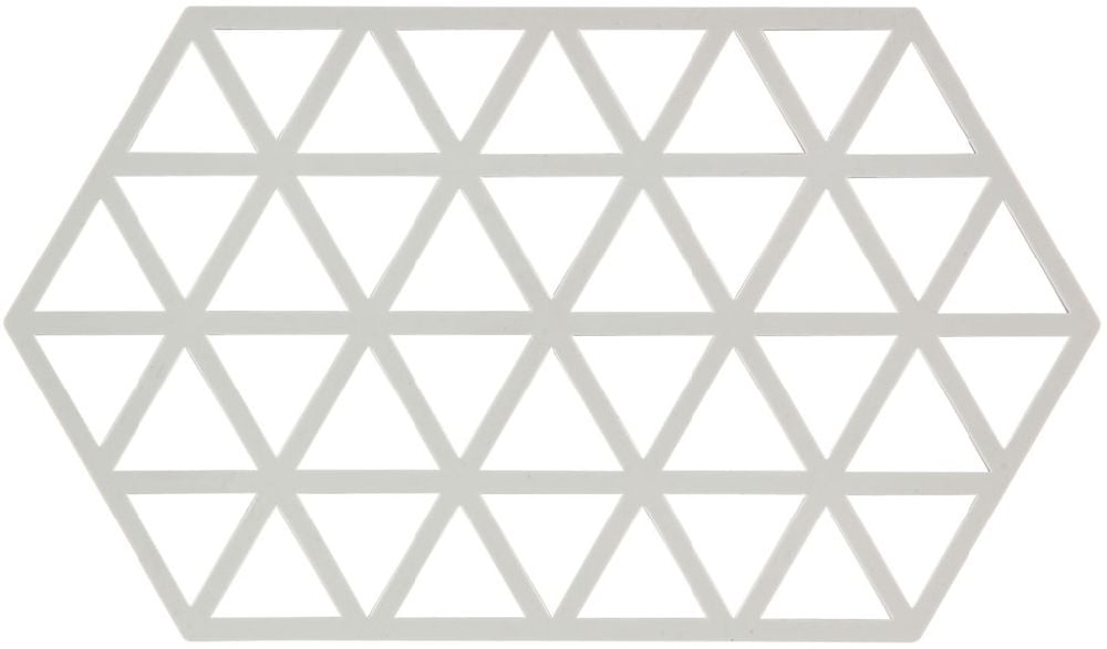 Zone Denmark Triangles kuchynské podložky 38x24x1 cm sivá 330313