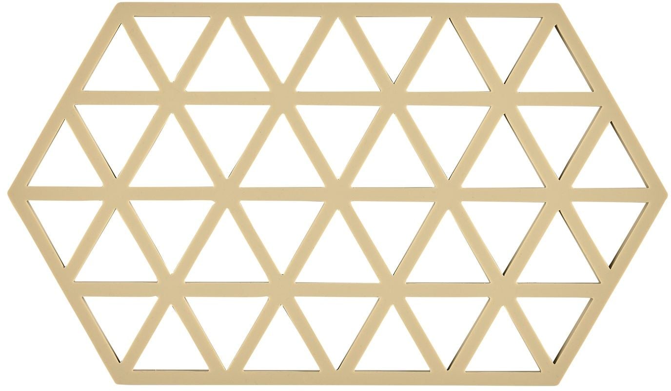 Zone Denmark Triangles kuchynské podložky 38x24x1 cm béžová 12430