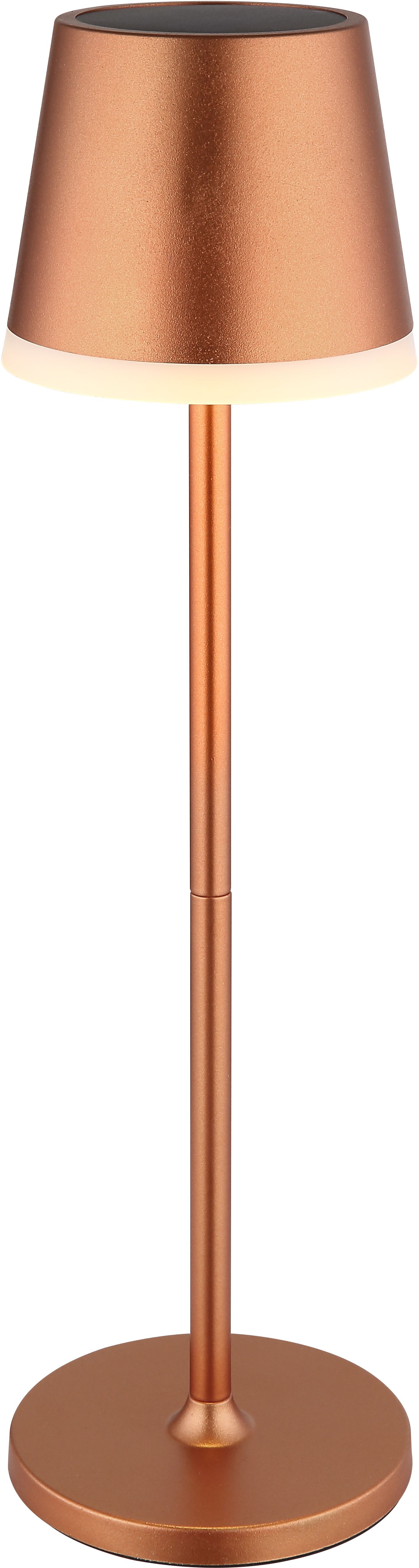 Globo Lighting Solar solárna stolová lampa 1x0.06 W mosadzná 36637RM