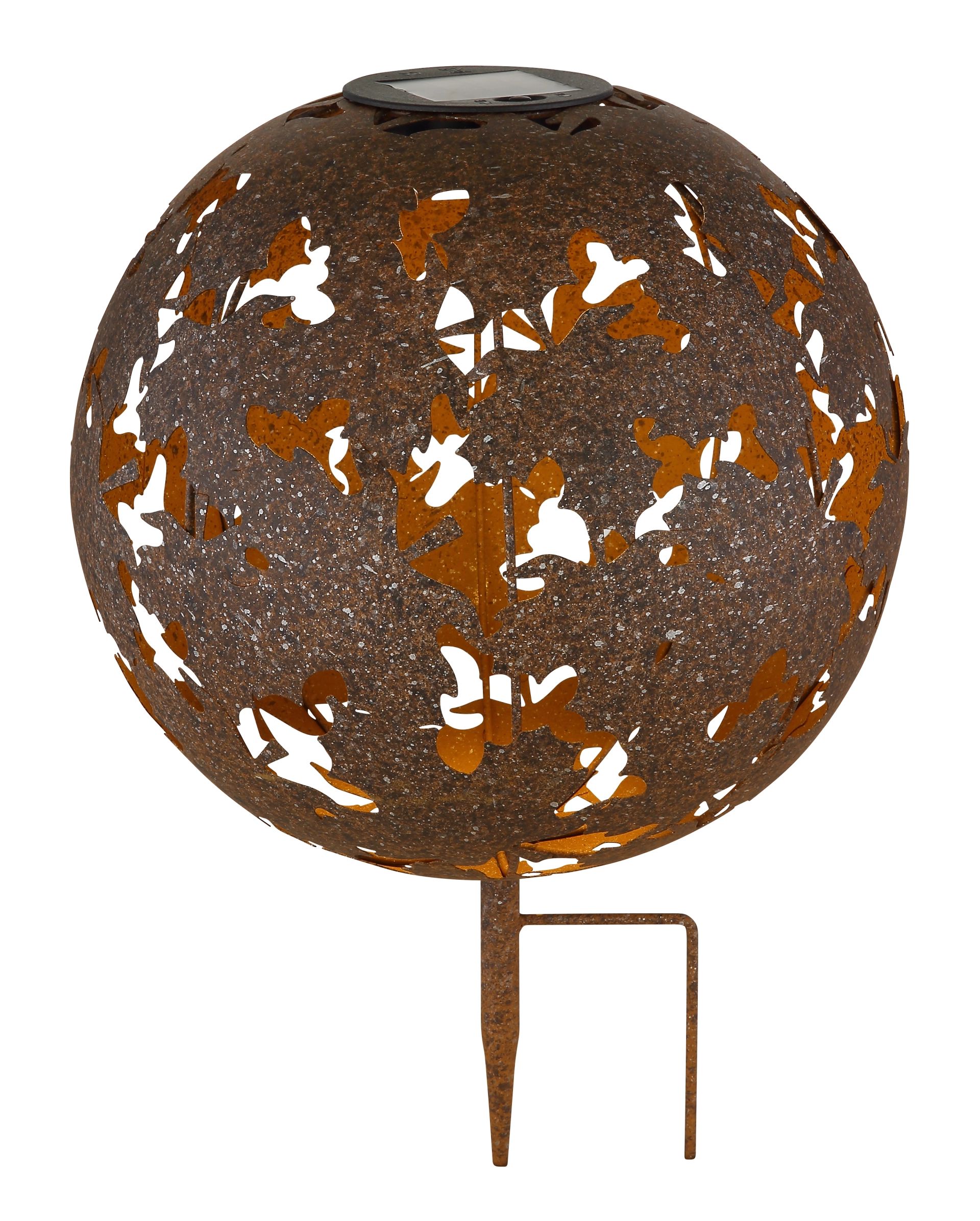 Globo Lighting Solar stojaca solárna lampa 1x0.02 W hnedá 36749