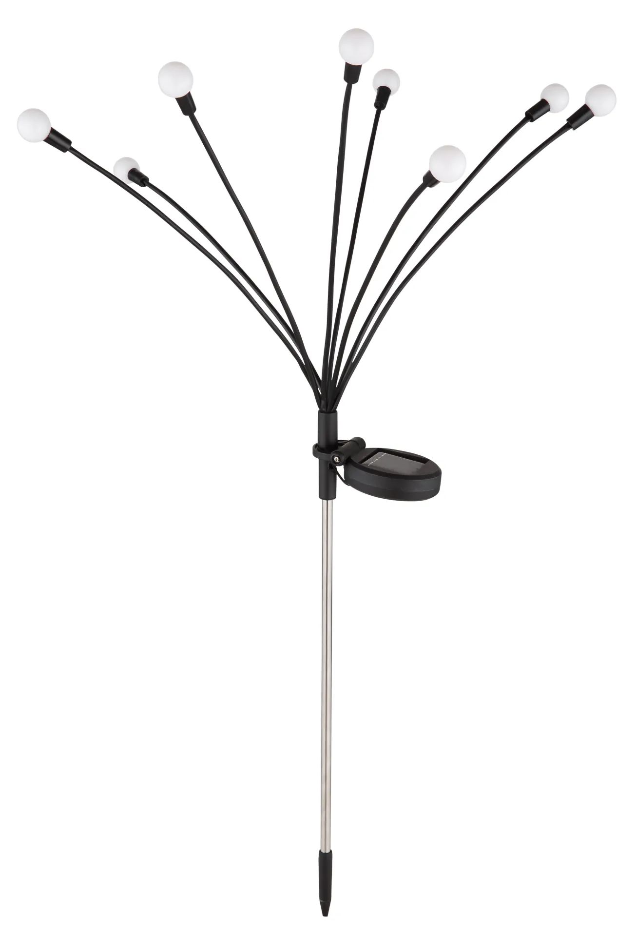 Globo Lighting Solar stojaca solárna lampa 1x0.06 W čierna 336090-8