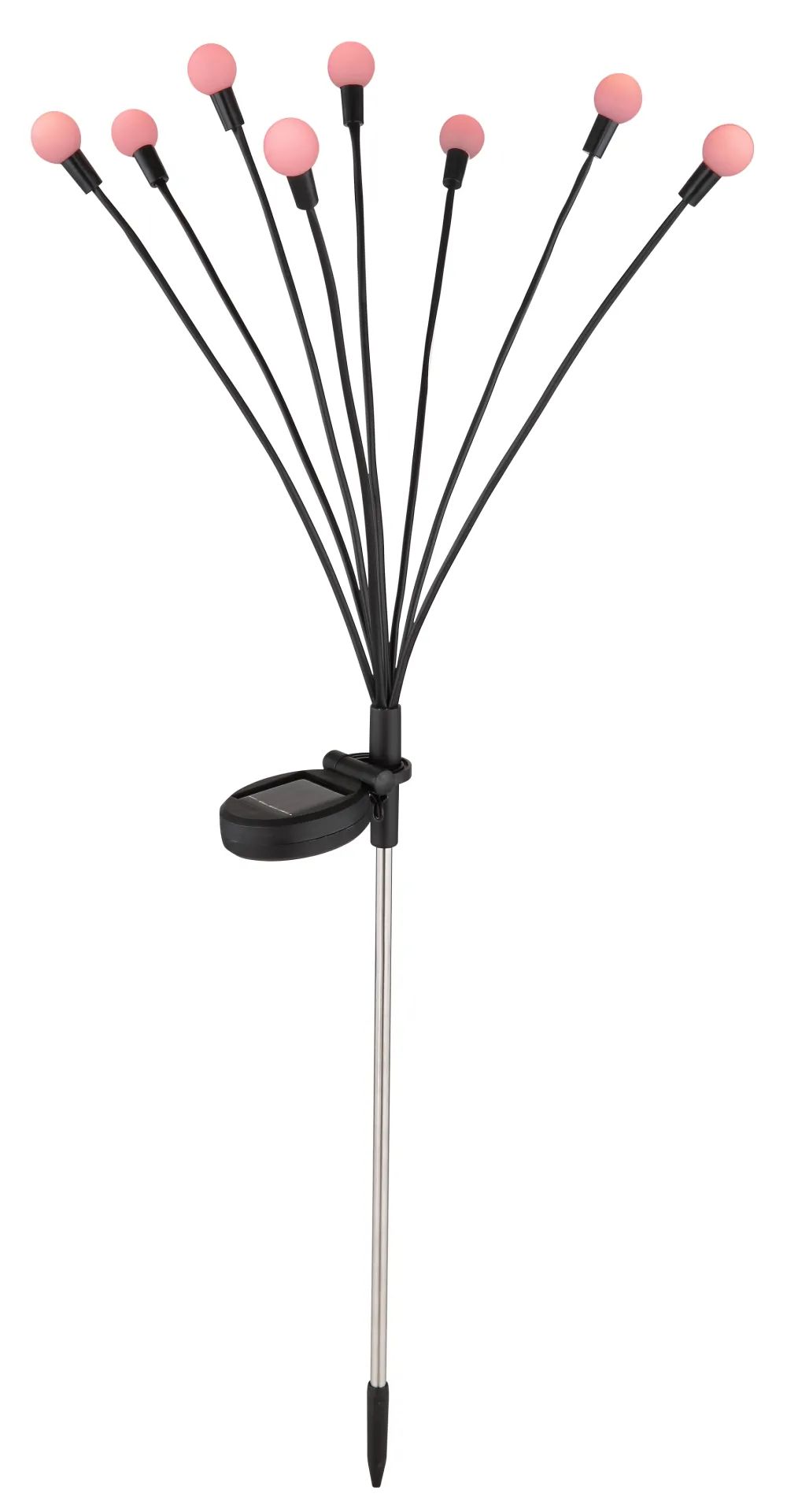 Globo Lighting Solar stojaca solárna lampa 1x0.06 W čierna 336090-8RGB