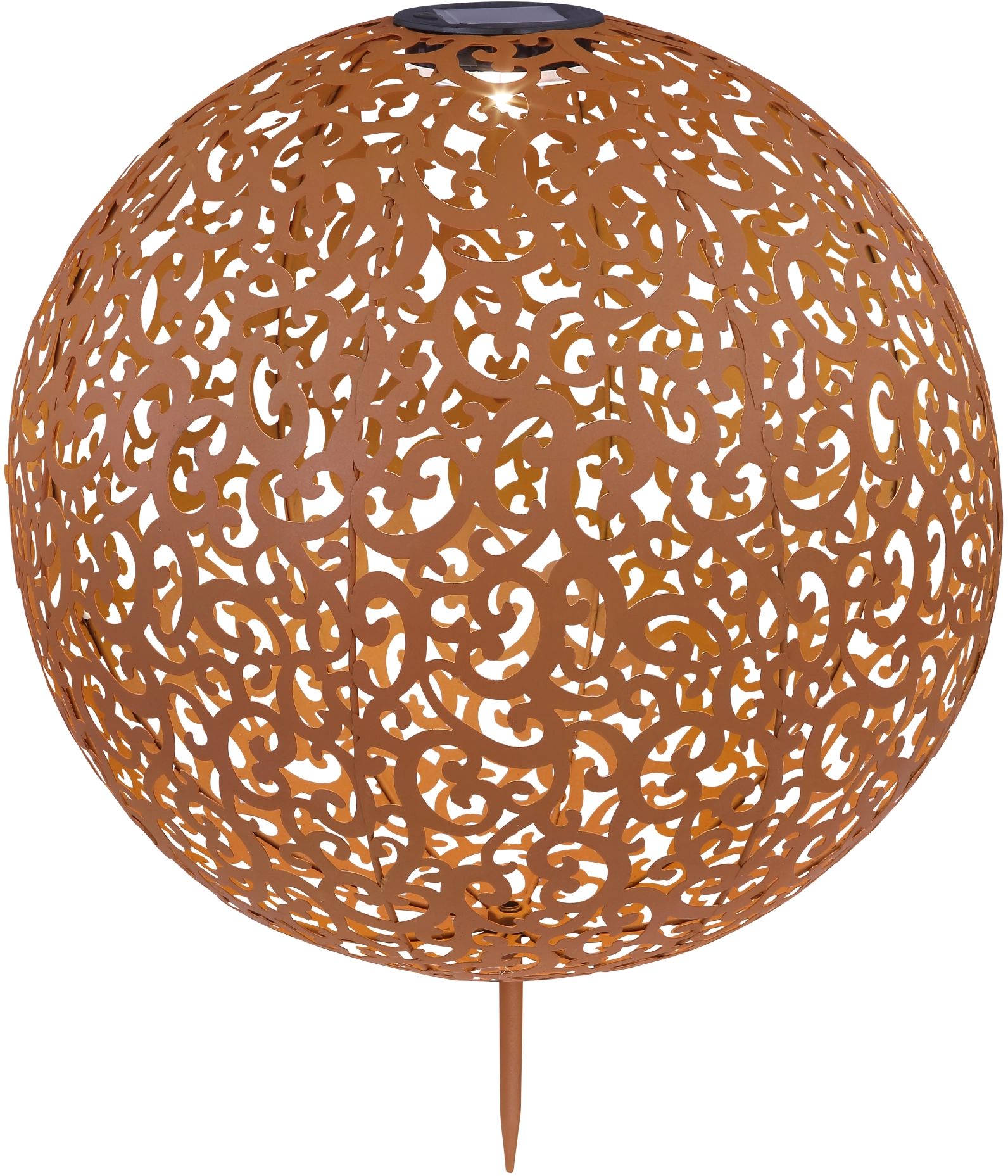Globo Lighting Solar stojaca solárna lampa 1x0.12 W hnedá 33745R