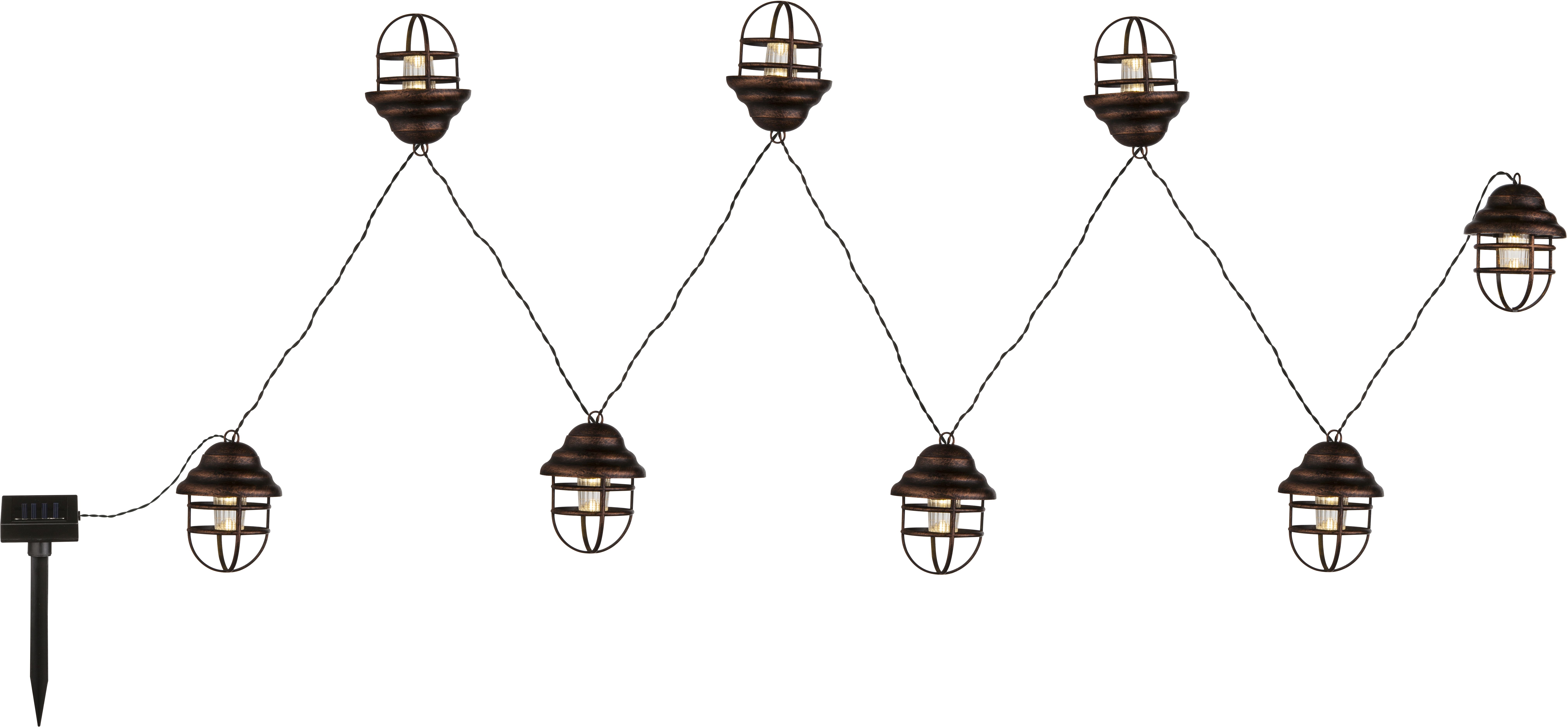 Globo Lighting Solar vonkajšia girlanda 1x0.06 W čierna 33059-8
