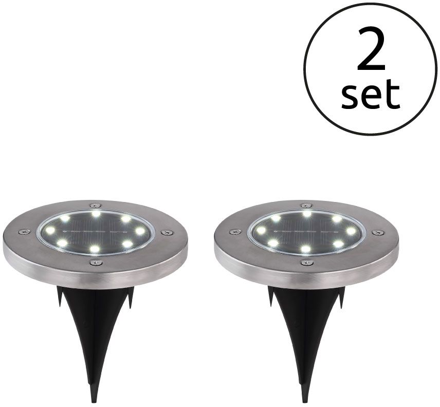 Globo Lighting Solar pozemná lampa 1x0.1 W oceľ 33414