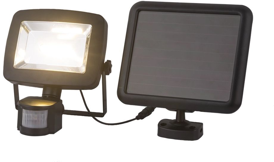 Globo Lighting Solar nástenná lampa 1x3 W čierna 37201S