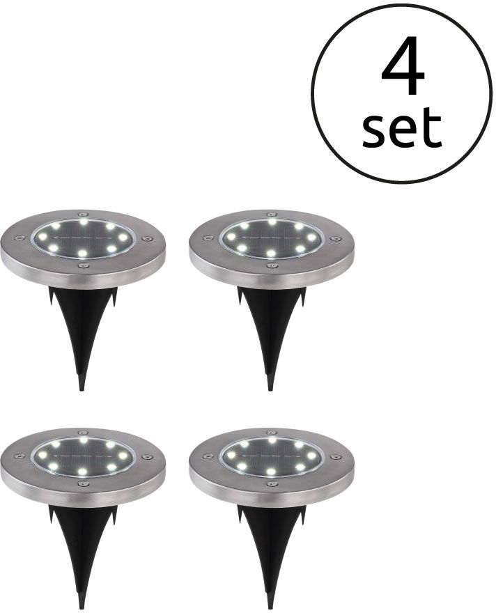 Globo Lighting Solar pozemná lampa 1x0.1 W oceľ 33414-4