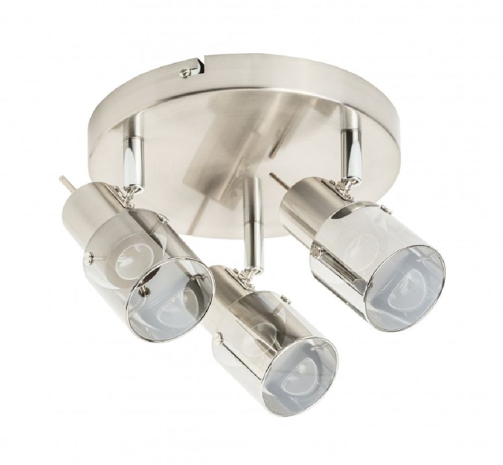 GTV Aralia stropné svietidlo 3x20 W dymová OS-AR3G9-10