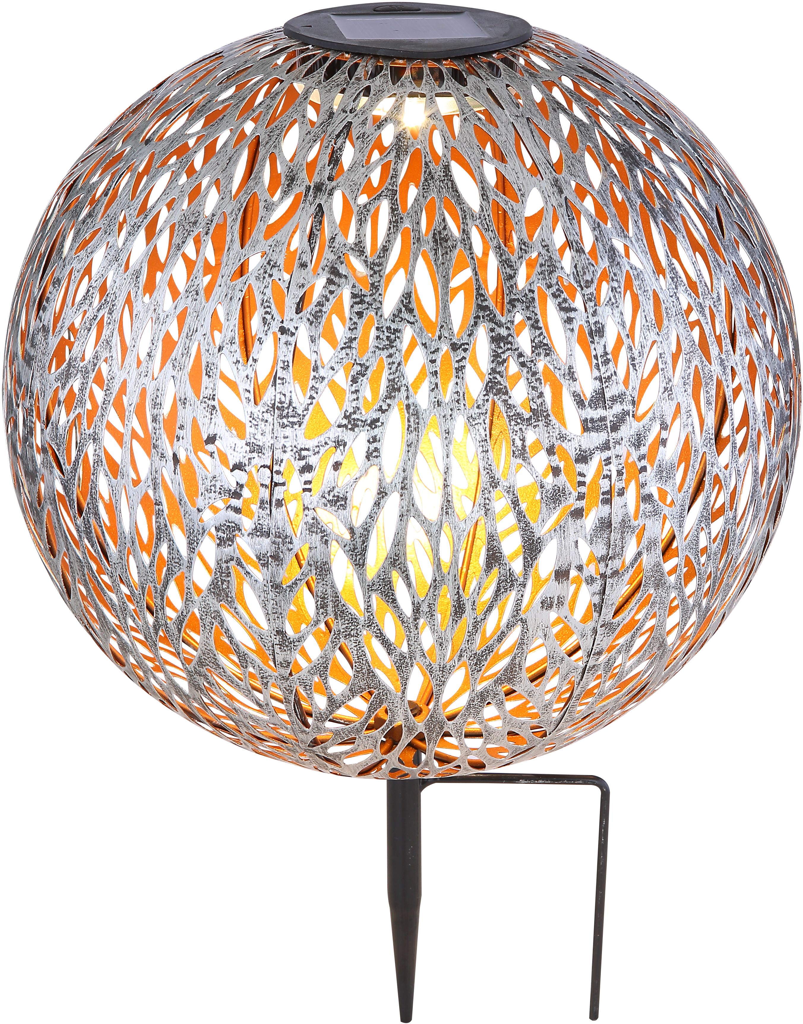 Globo Lighting Solar pozemná lampa 1x0.06 W zlatá-strieborná 33627
