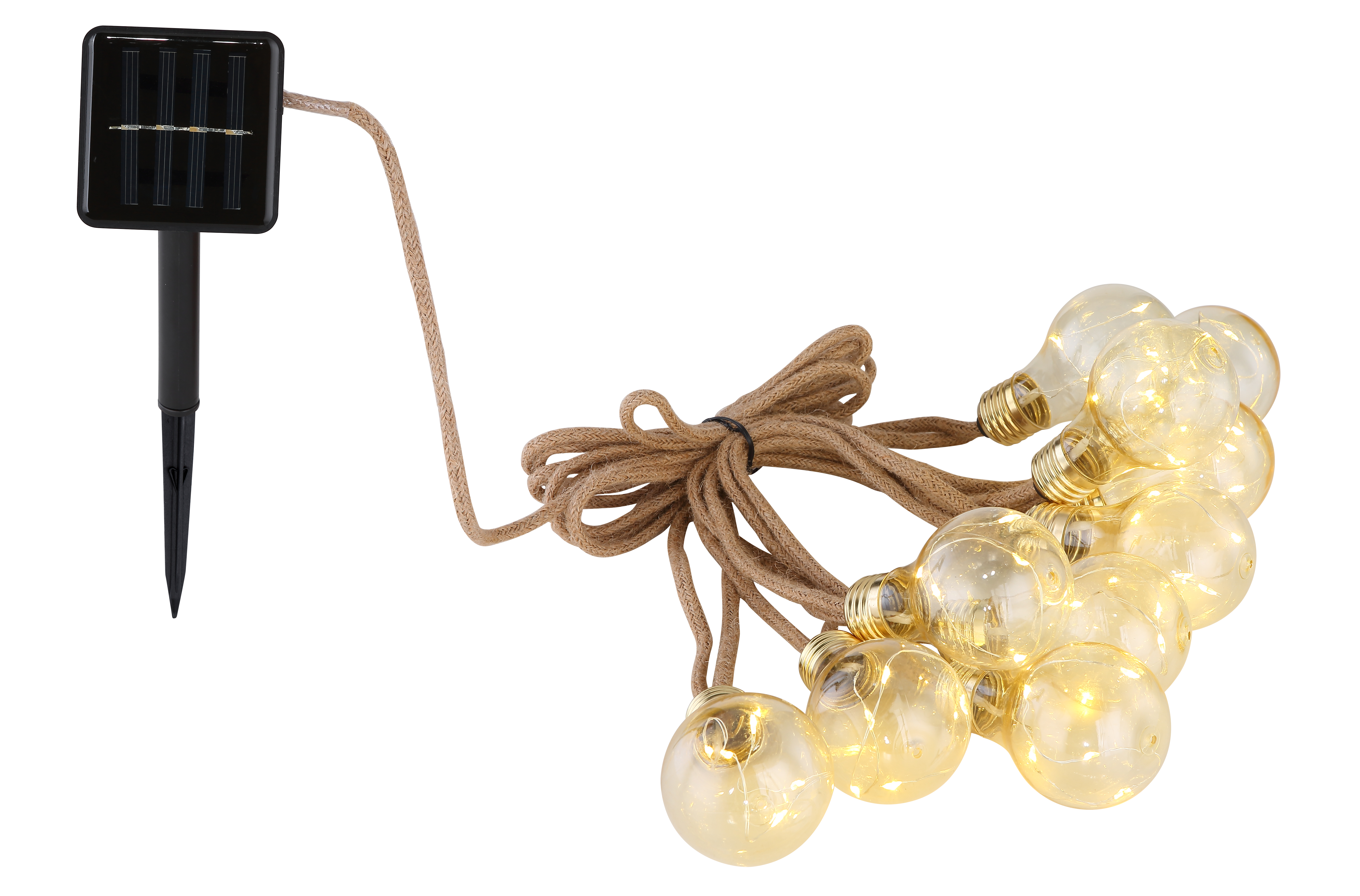 Globo Lighting Solar vonkajšia girlanda 1x0.06 W priehľadná 33694-10