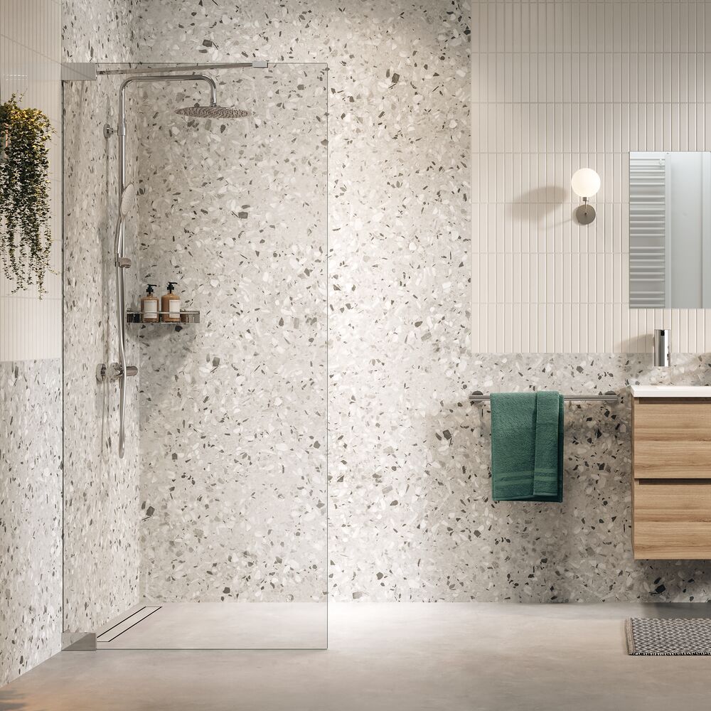 Sealskin Pure stena sprchového kúta walk -in 100 cm chróm lesklý/sklo priehľadné PU011006265100