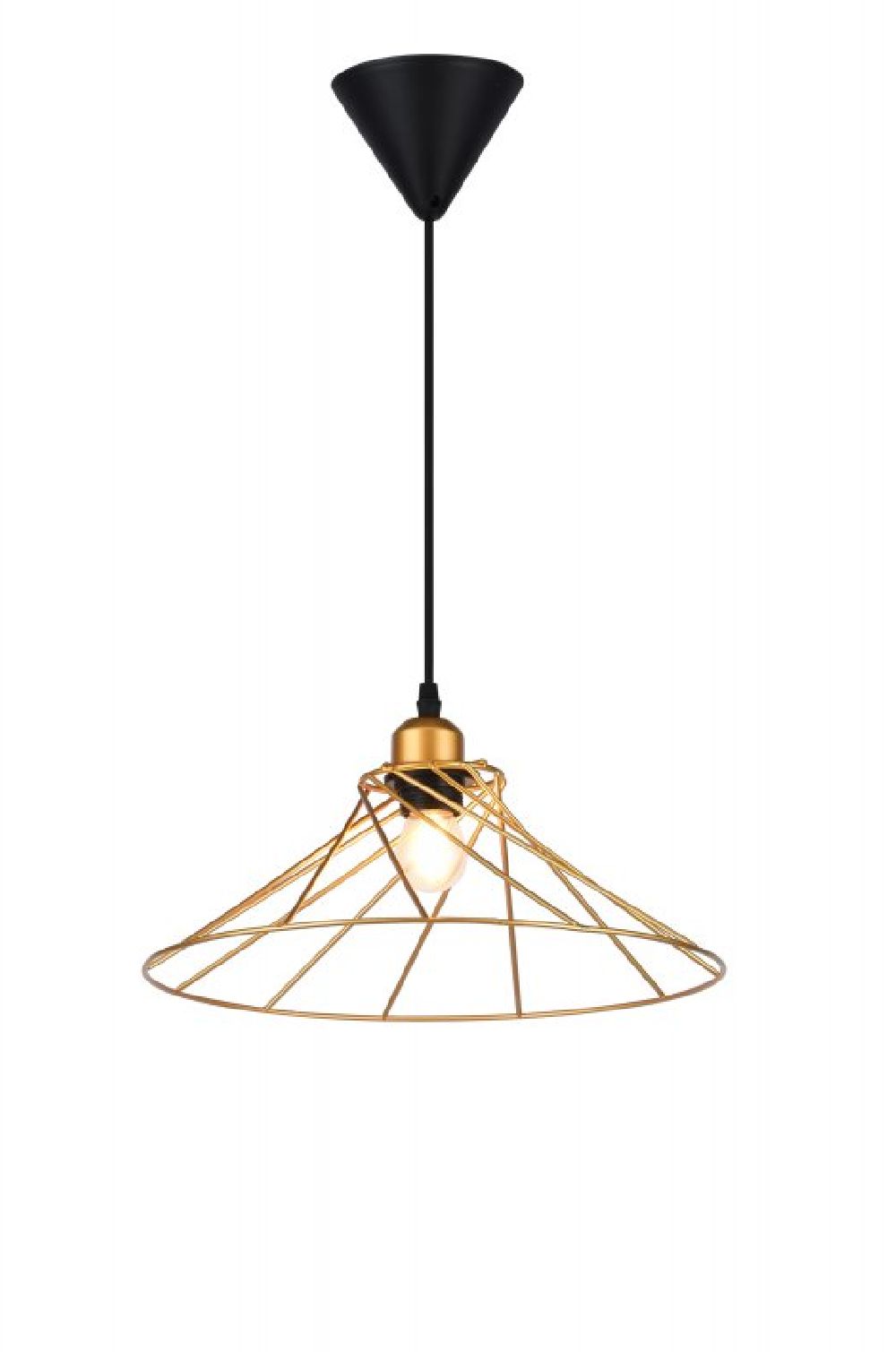 GTV Tilia závesné svietidlo 1x40 W zlatá OS-TILIA2-40-DEC