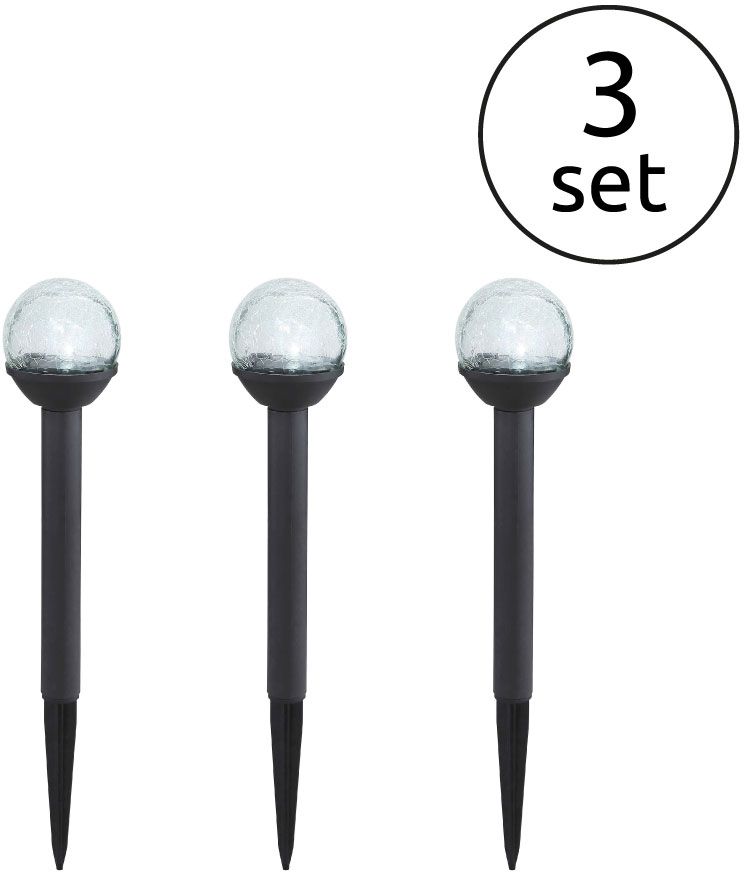 Globo Lighting Solar stojaca lampa 1x0.06 W čierna 36350-3
