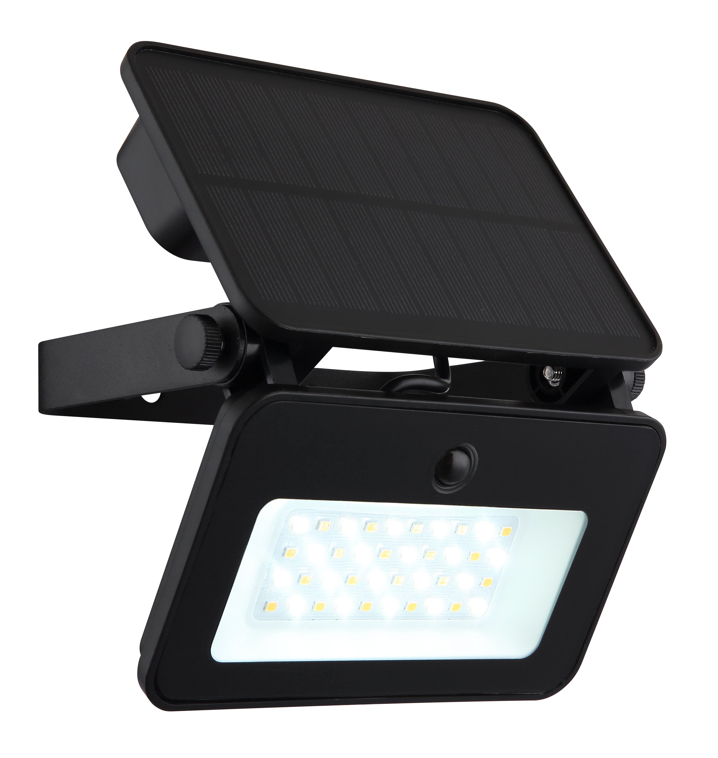 Globo Lighting Solar nástenná lampa 1x8 W čierna 36504