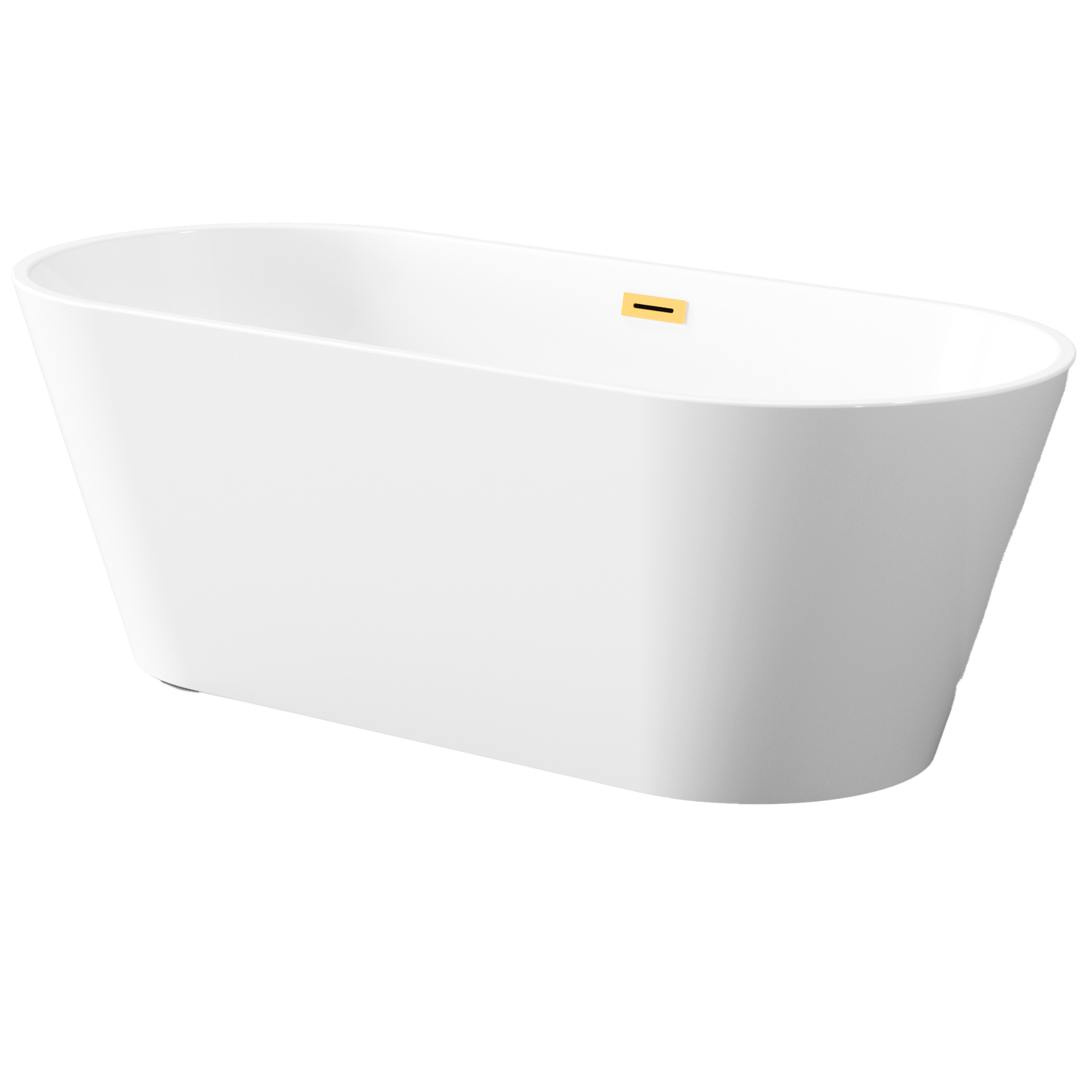 Invena Limnos voľne stojaca vaňa 170x75 cm oválne biela AN-00-190