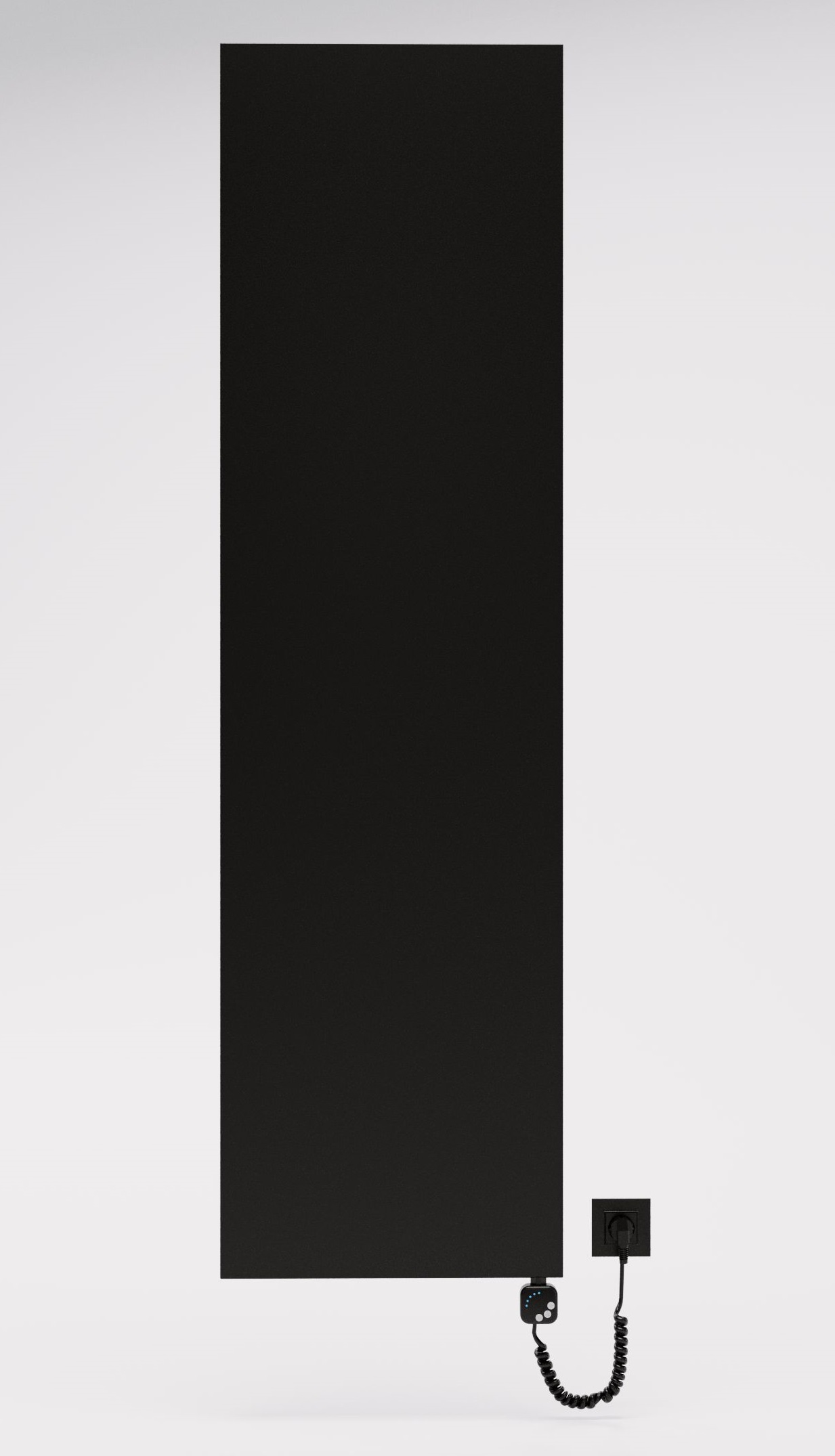 Luxrad V-line Elektro elektrický radiátor 150x50 cm čierna VLI15005009005MATERG