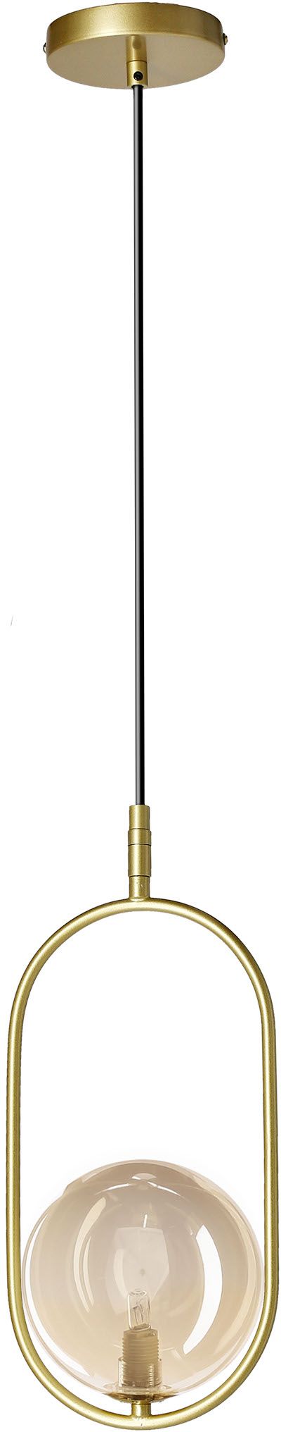 Candellux Cordel závesné svietidlo 1x28 W mosadzná 31-44099