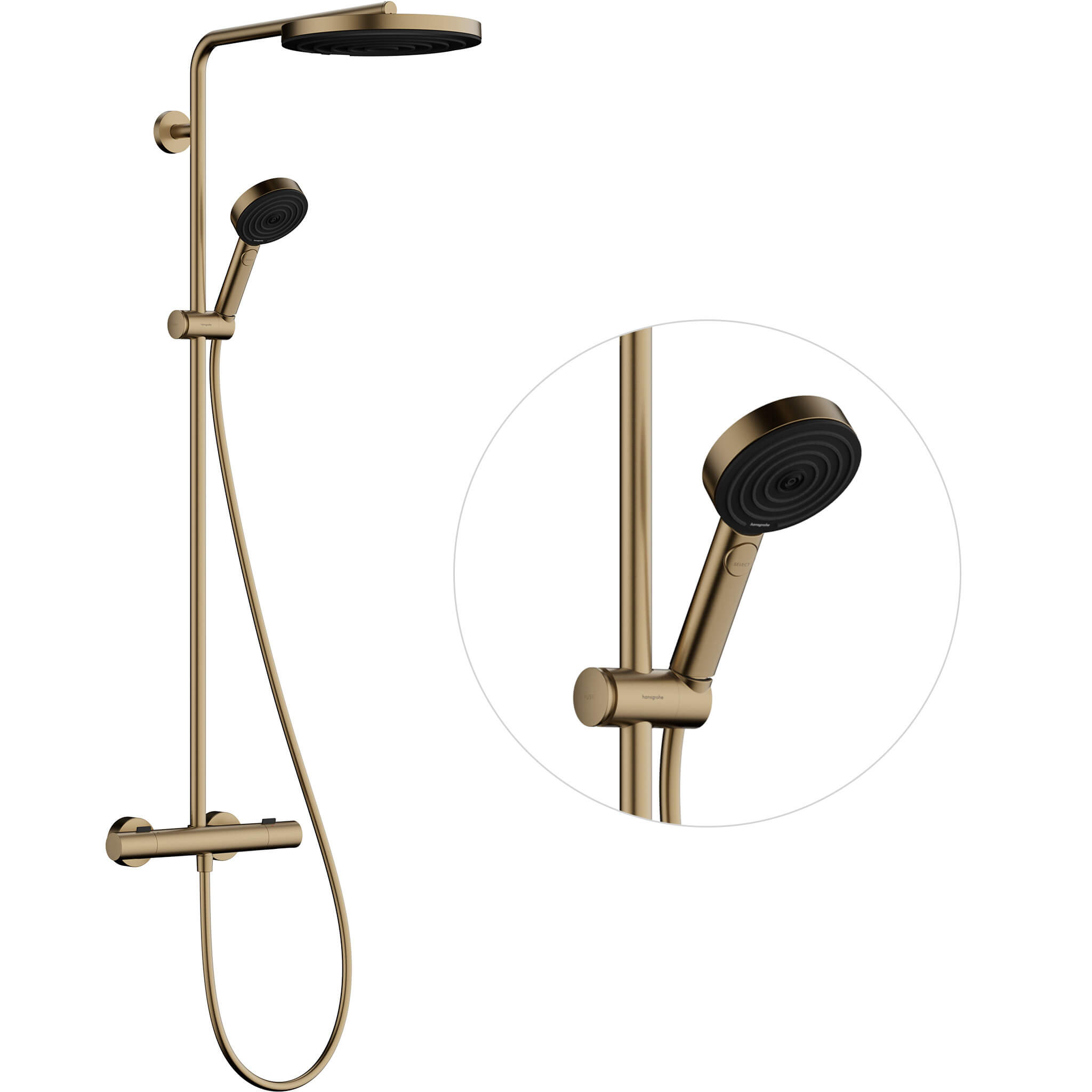 Hansgrohe iFrame sprchová súprava nástenná s dažďovou sprchou || 24237140