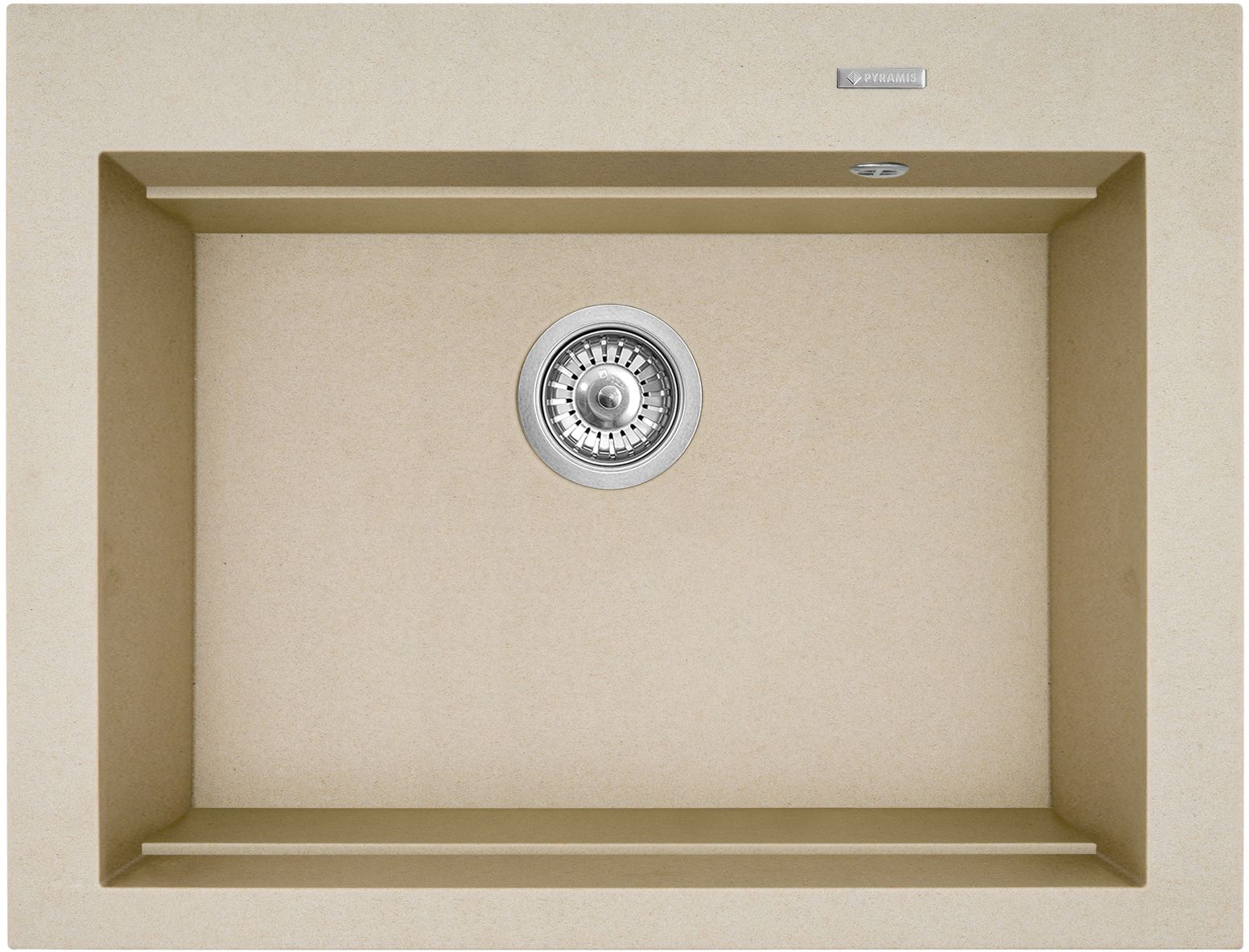 Pyramis Siros granitový drez 67x51.5 cm béžová 070094101