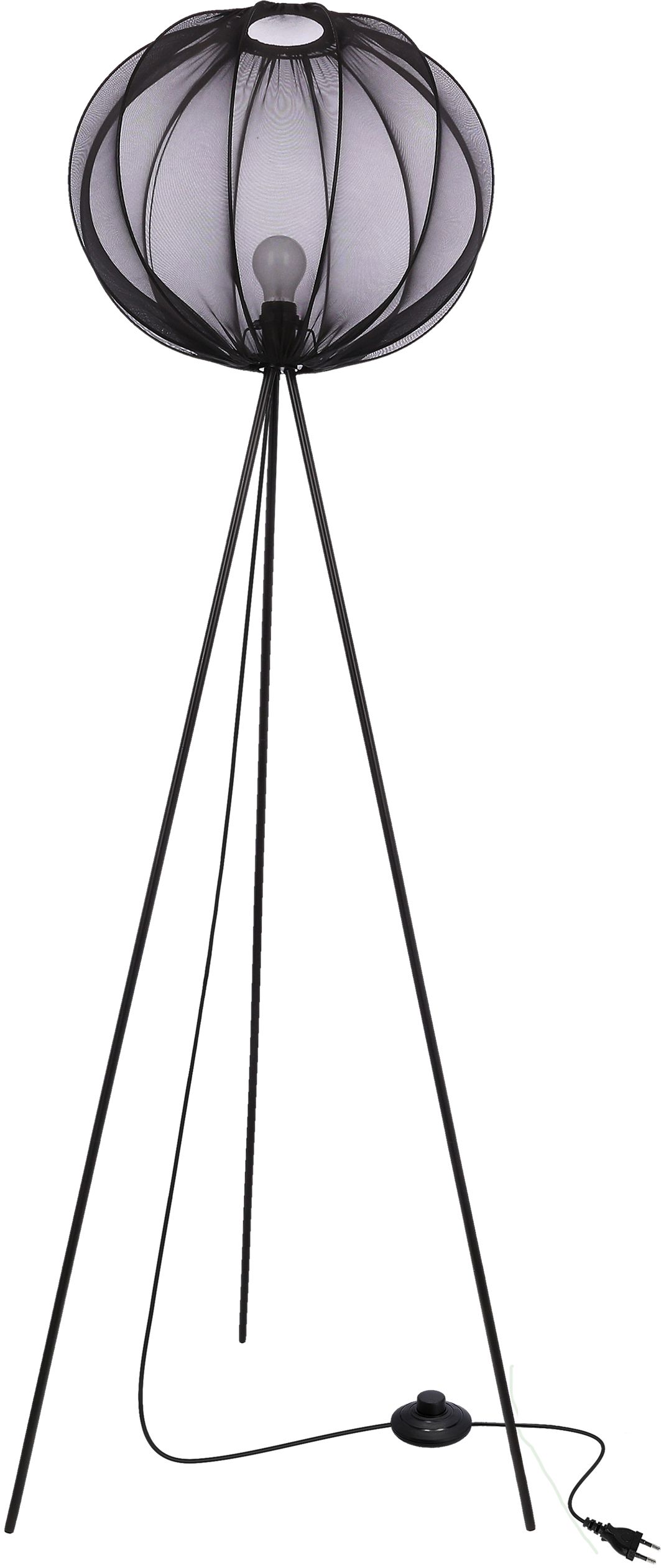 Candellux Mellow stojaca lampa 1x40 W čierna 51-41944