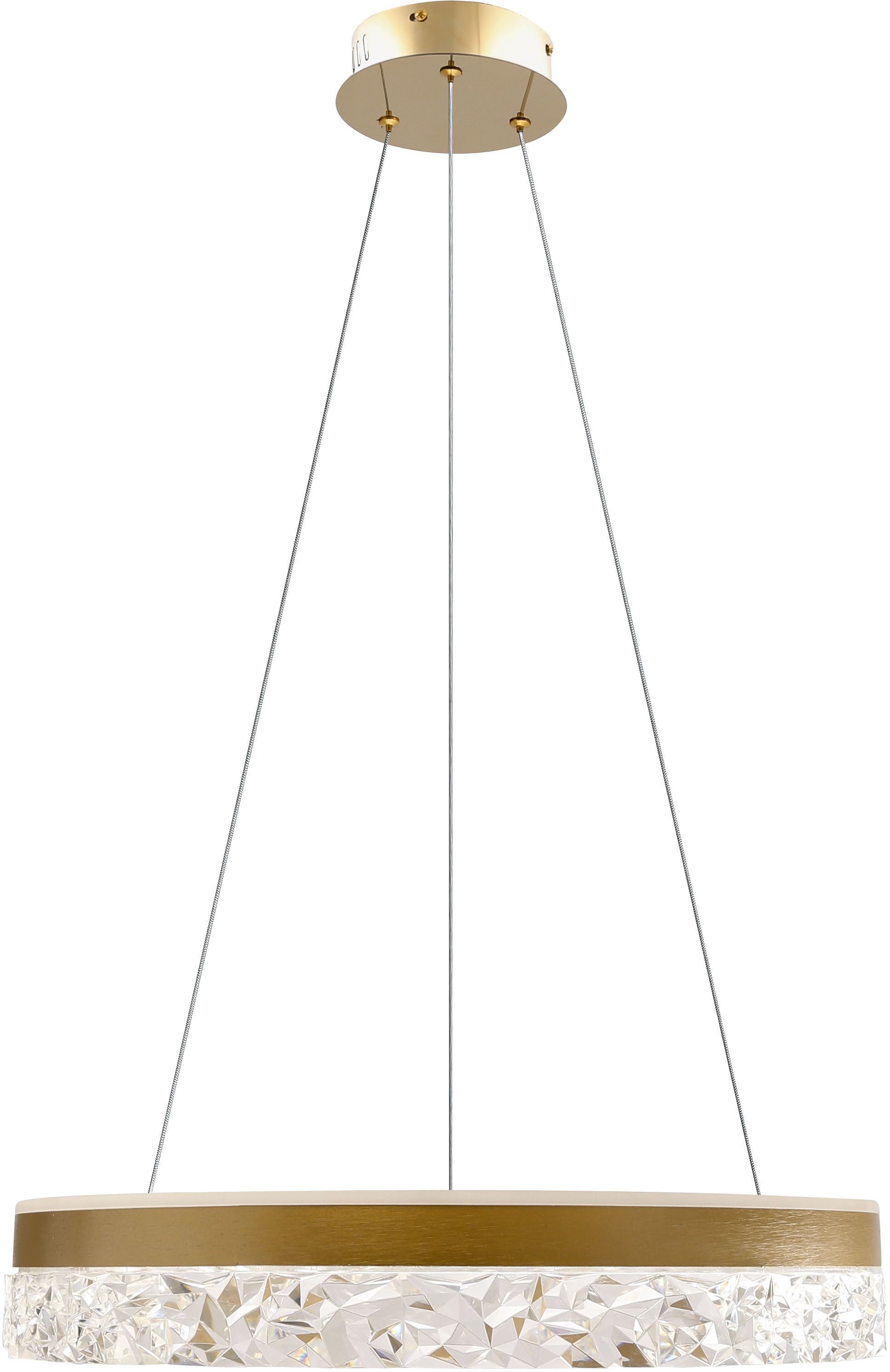 Candellux Frozi závesné svietidlo 1x32 W zlatá 31-35554