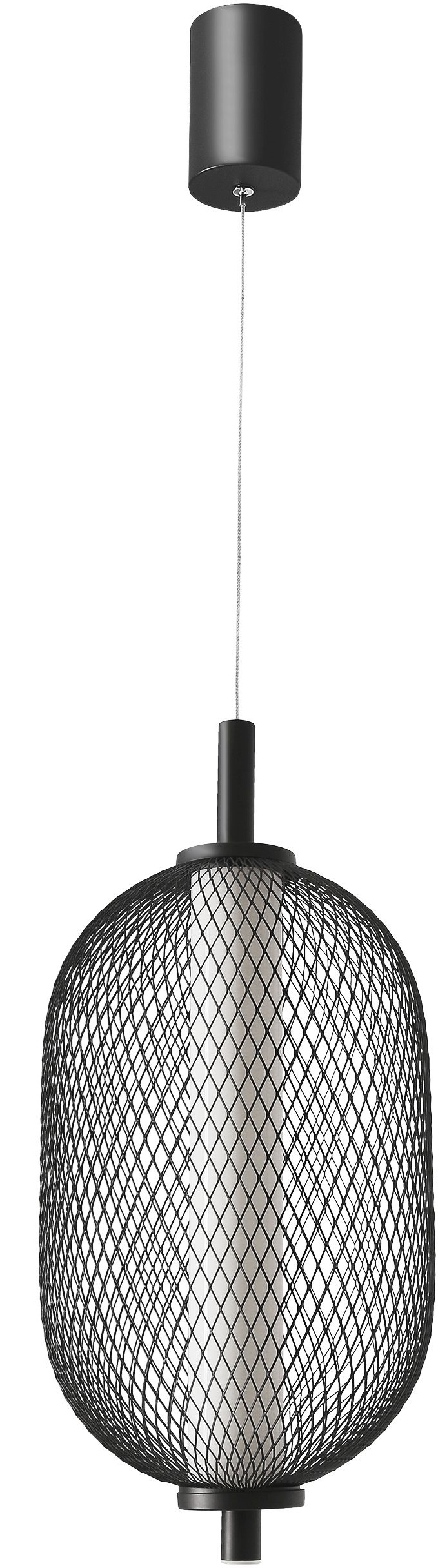 Candellux Puma závesné svietidlo 1x10 W čierna 31-35349