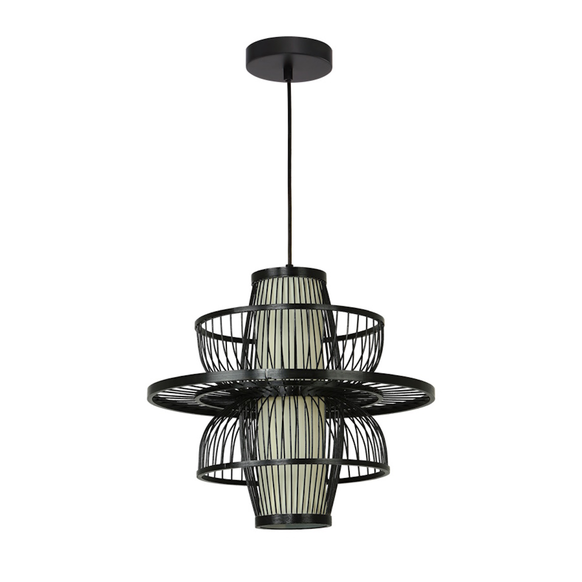 Light Prestige Astra závesné svietidlo 1x15 W čierna LP-3110/1P BK
