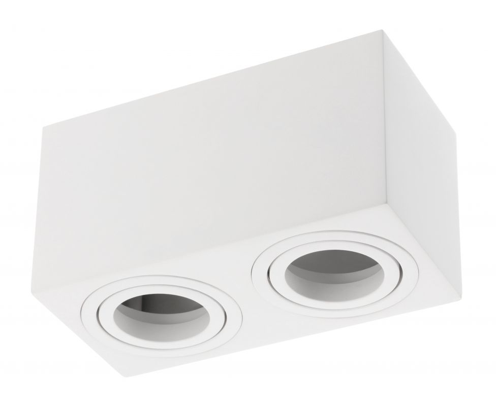 GTV Aveiro stropné svietidlo 2x20 W biela OS-AVB80160KW2-10